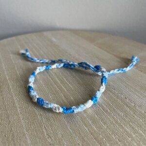 Tia Bracelet, anklet,‎ trendy, comfortable, tie, embroidery thread, woven, gift,